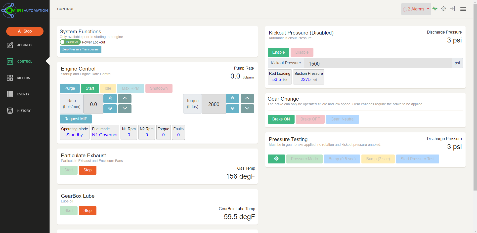 Turbine Control Interface